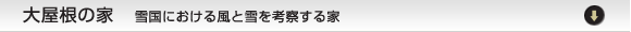 大屋根の家